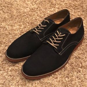 14th & Union Blue Suede Oxfords Size 13